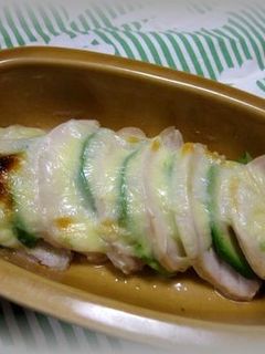 *鶏ハムとアボカドのチーズ焼き*-レシピのメイン写真
