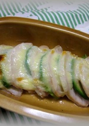 ＊鶏ハムとアボカドのチーズ焼き＊-レシピのメイン写真