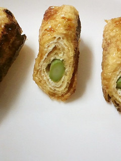 油揚げの野菜巻き アスパラ-レシピのメイン写真