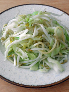 キャベツともやしのスパゲッティ-レシピのメイン写真