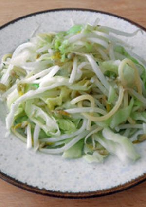 キャベツともやしのスパゲッティ-レシピのメイン写真