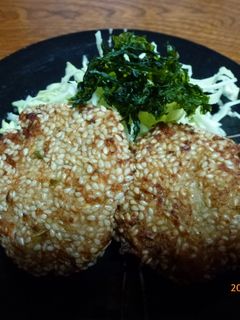 鶏肉つくねのゴマ包み揚げ-レシピのメイン写真