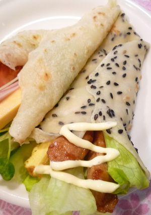 チキン焼き肉とサラダのコナモンテ巻-レシピのメイン写真