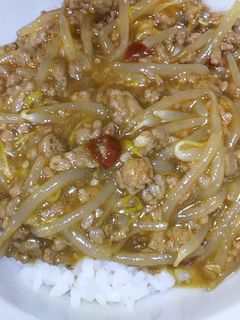 ☆ もやしとひき肉のあんかけ丼 ☆-レシピのメイン写真