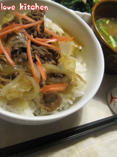 白ワインでお肉やわらか♡牛丼-レシピのメイン写真
