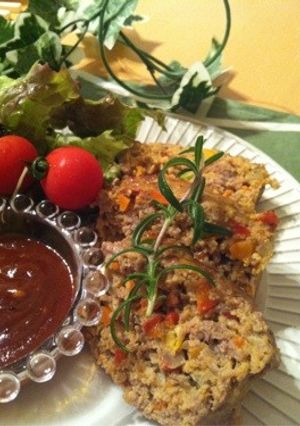 お野菜たっぷり♡ミートローフ-レシピのメイン写真