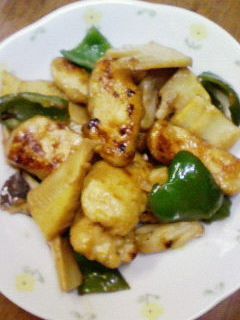 鶏胸肉と筍のバタポン炒め-レシピのメイン写真