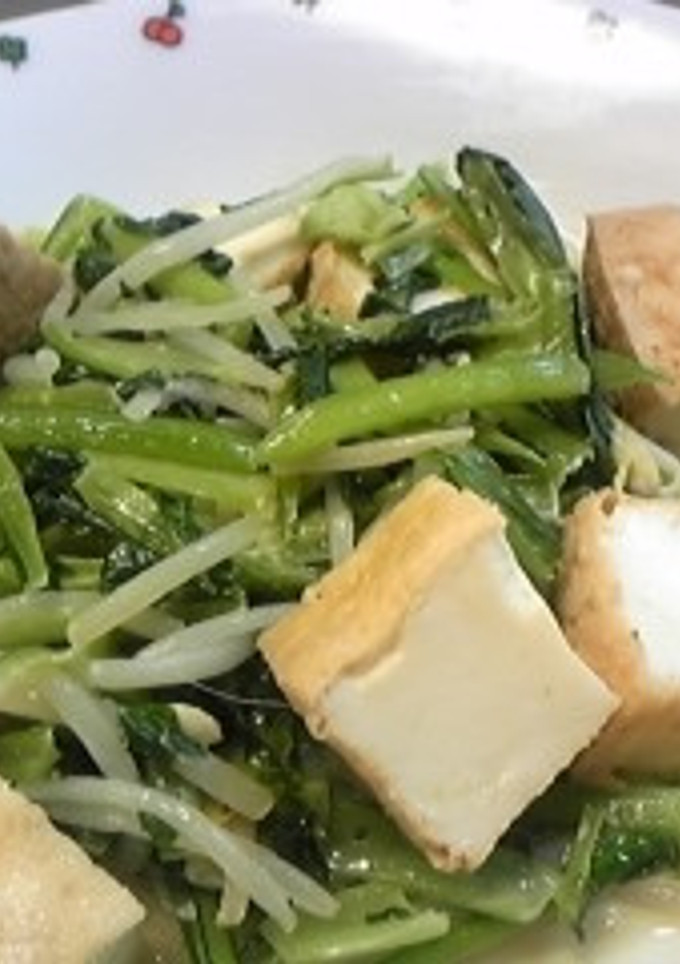厚揚げと野菜の蒸し炒め-レシピのメイン写真