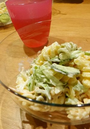 カレーマカロニサラダ☆カレー粉で簡単!-レシピのメイン写真