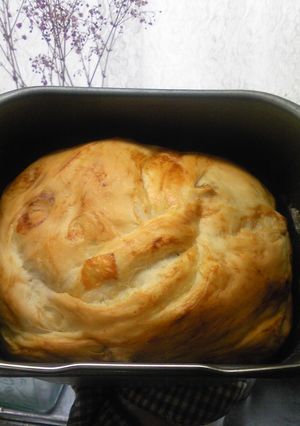 HBで簡単☆薄力粉の♬クルミチーズ食パン-レシピのメイン写真
