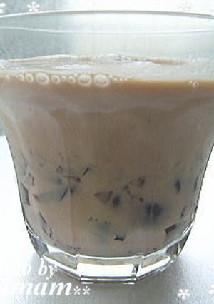 コーヒーゼリーのアイスカフェオレ-レシピのメイン写真