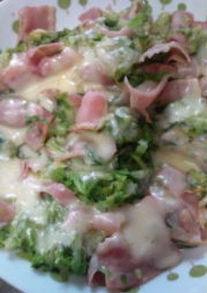 キャベツとベーコンの蒸し焼きチーズのせ-レシピのメイン写真
