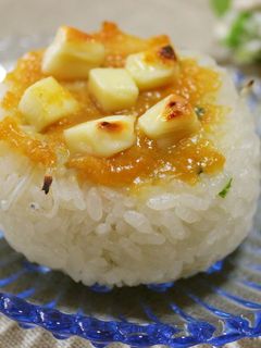 チーズon味噌焼きおにぎり-レシピのメイン写真