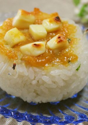 チーズon味噌焼きおにぎり-レシピのメイン写真