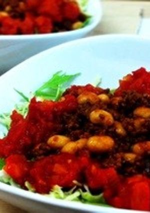 【カフェめし】豆タコライス-レシピのメイン写真
