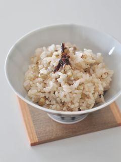 鉄分・繊維補給に緑豆ごはん-レシピのメイン写真