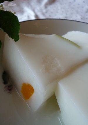 夏バテ防止に！フルーツ入りの牛乳かん-レシピのメイン写真