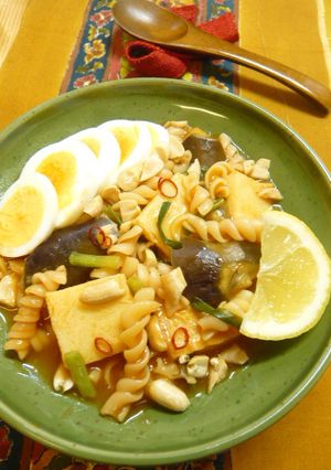 エスニック風トマトスープパスタ-レシピのメイン写真