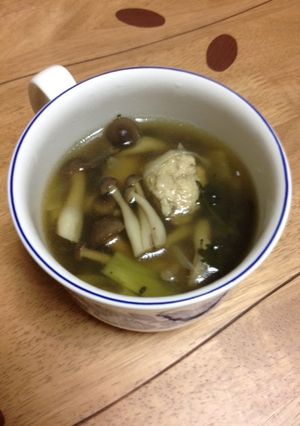 ホッと優しい味のつくねスープ-レシピのメイン写真