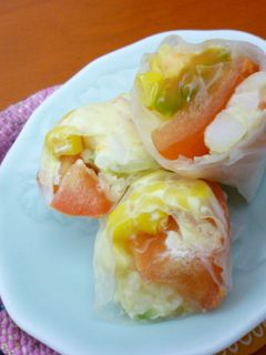 生春巻きサラダ-レシピのメイン写真