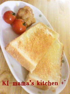 ☀朝食に簡単!マヨ&粉チーズトースト-レシピのメイン写真