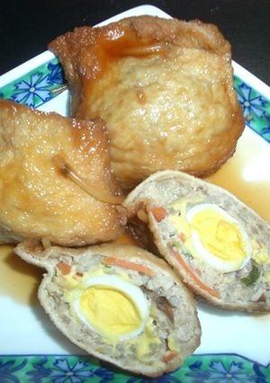 ＊挽肉の袋煮＊-レシピのメイン写真