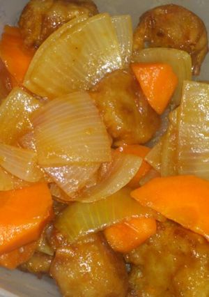 残り野菜と唐揚げの簡単酢鶏-レシピのメイン写真