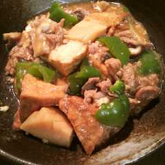 ☆ご飯がススム！厚揚げと豚肉の炒め物☆-レシピのメイン写真