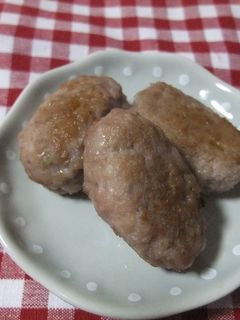 手づかみ離乳食*レンコンバーグ-レシピのメイン写真