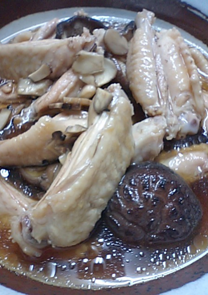 手羽中と椎茸の煮物-レシピのメイン写真