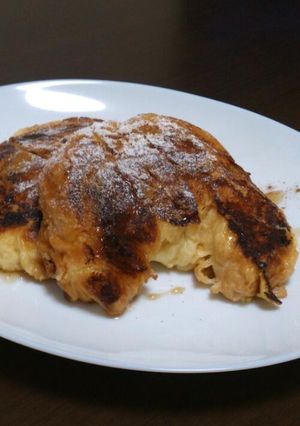 クロワッサンでフレンチトース-レシピのメイン写真