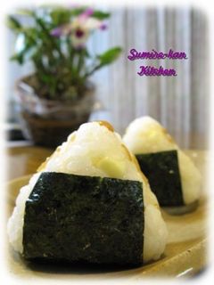 チーズなめ茸にぎり-レシピのメイン写真