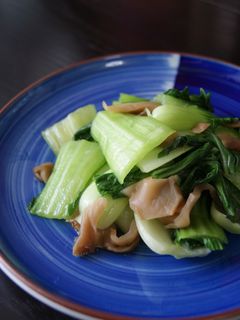 チンゲン菜とザーサイの炒め物-レシピのメイン写真