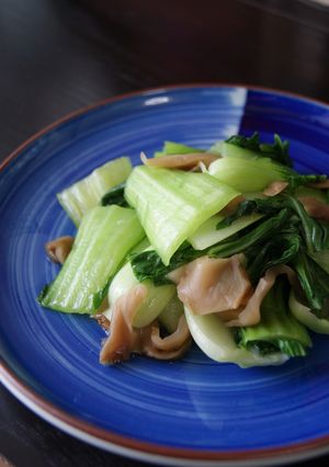チンゲン菜とザーサイの炒め物-レシピのメイン写真