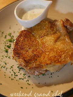 鶏モモ肉のパリっと焼き ヨーグルトソース-レシピのメイン写真