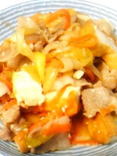 豚肉と厚揚げの炒め物-レシピのメイン写真