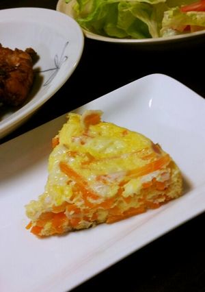 簡単♪人参オムレツ-レシピのメイン写真