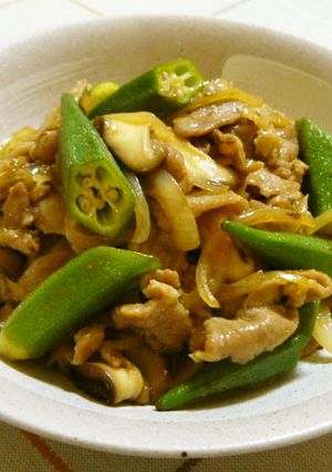 ✿オクラと豚肉の炒め物✿-レシピのメイン写真