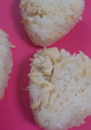 お弁当に簡単！ササミおにぎり♪-レシピのメイン写真