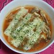 栄養満点!豆腐ときのこのスープパスタ