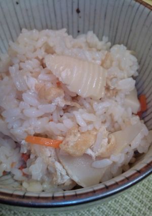 タケノコご飯-レシピのメイン写真