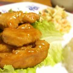รูปของ 鶏胸肉の唐揚げ❀こっ照りマヨソース