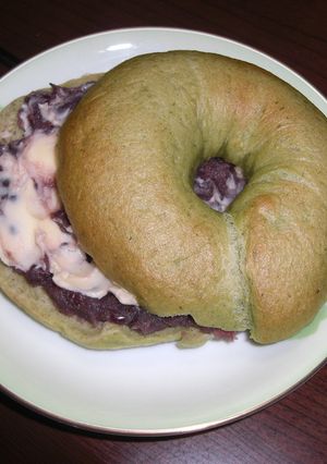米粉のヨモギベーグル-レシピのメイン写真