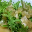 ★わさび菜の新玉ねぎドレッシング★