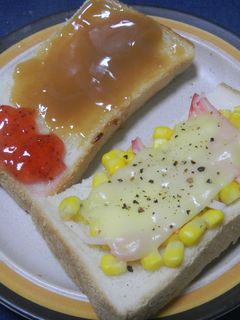 蟹コーントースト-レシピのメイン写真