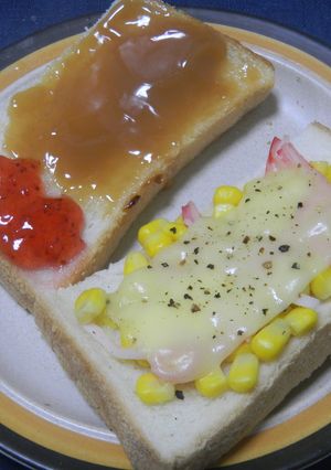 蟹コーントースト-レシピのメイン写真