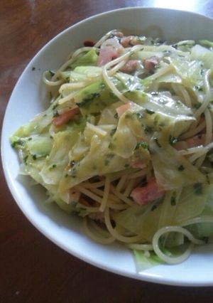 大葉風味のペペロンチーノ-レシピのメイン写真