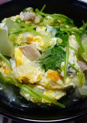 親子丼?・・・いえ、ファミリー丼です。-レシピのメイン写真