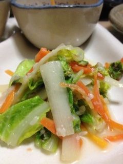 うどと春キャベツの塩麹炒め-レシピのメイン写真