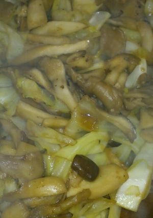キャベツときのこ塩麹バター醤油-レシピのメイン写真
